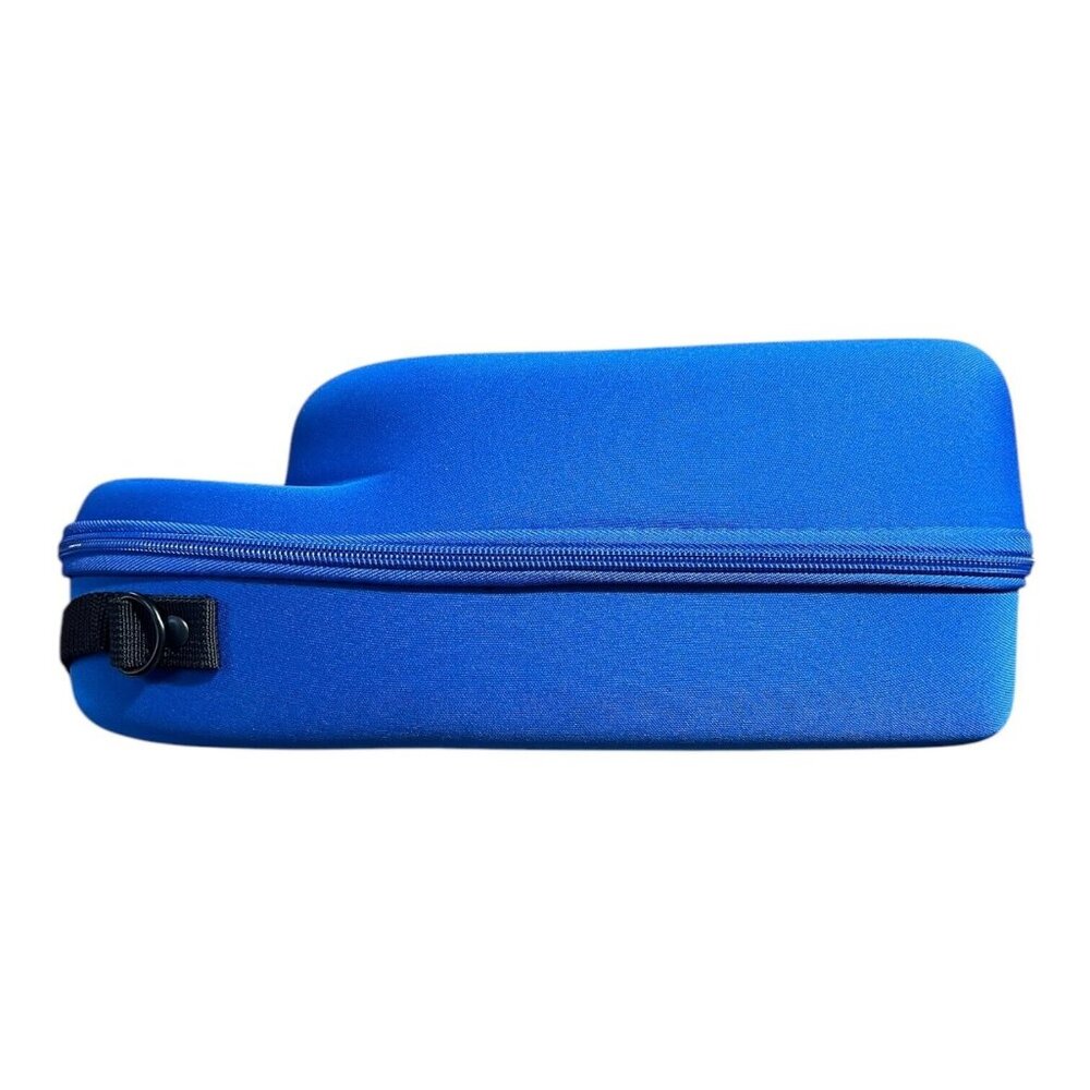 Hat Cap Carrying Carrier Case Handle Fits 6-8 Hats Carry Bag Zipper BLUE - Picture 7 of 7